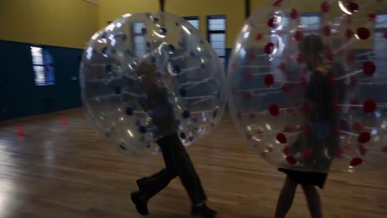 Channel Your Athletic Aggression Into Bubble Soccer