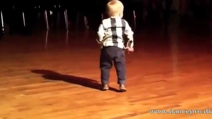 2 year old dancing the Paso Doble