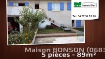 A vendre - maison/villa - BONSON (06830) - 5 pièces - 89m²