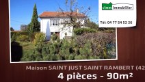 A vendre - maison/villa - SAINT JUST SAINT RAMBERT (42170) - 4 pièces - 90m²