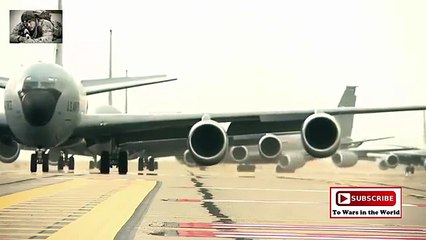 Six KC 135 Stratotankers Mass Launch