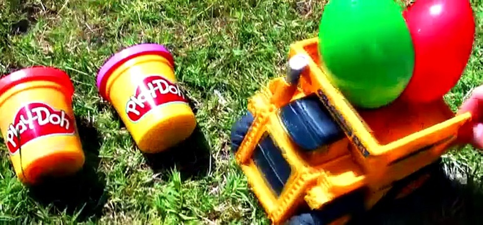Surprise Eggs Truck My Little Pony HELLO KITTY Lion King Toys Play-Doh Cars 2 Earth Mover FluffyJet [Full Episode]