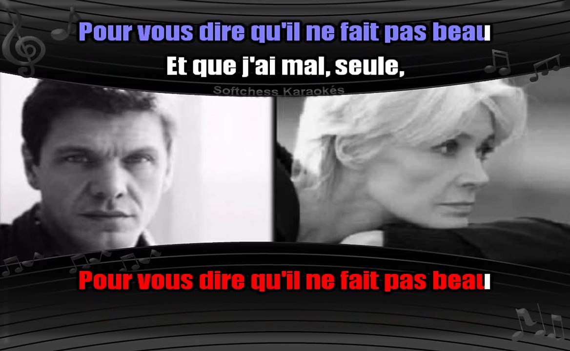 Karaoké Marc Lavoine et Françoise Hardy - Chère amie
