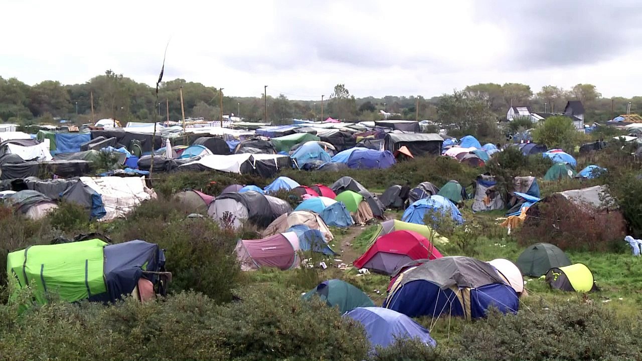 Calais migrants staying in zone with dangerous substances