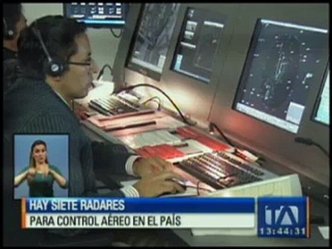 Hay siete radares para en control de tráfico aéreo en el país