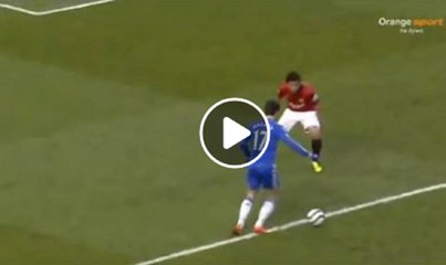 Eden Hazard The Best Goal in his career vs Manchester United