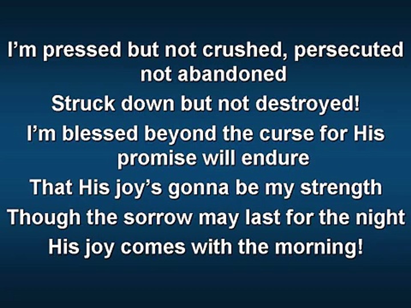⁣Trading My Sorrows Worship Song