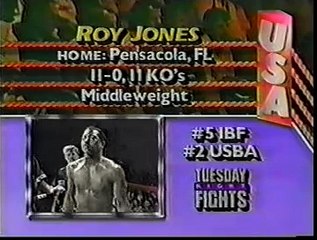 Roy Jones Jr. vs Ricky Stackhouse (31/01/1991)