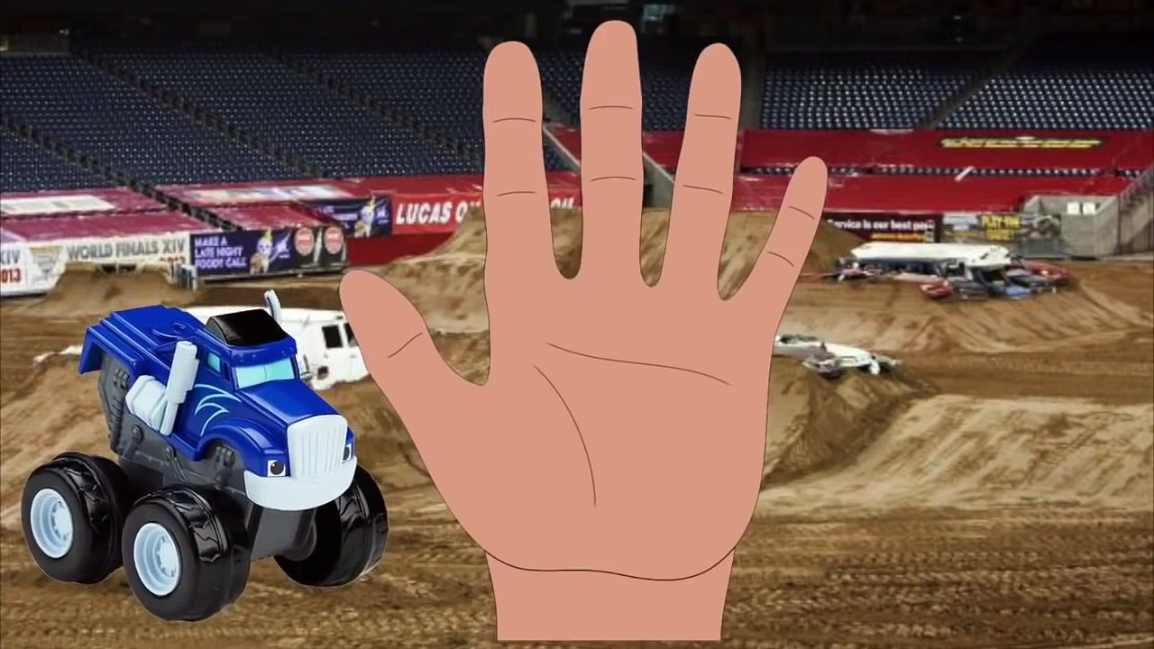 BLAZE and the MONSTER MACHINES Finger Family Songs [Nursery Rhyme for Kids]