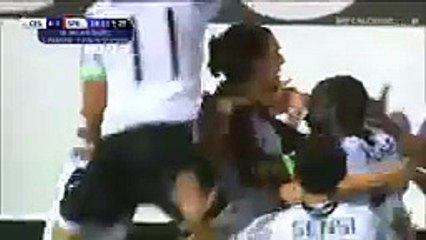 Milan Đurić Penalty Goal 4-1 AC Cesena vs Spezia Calcio