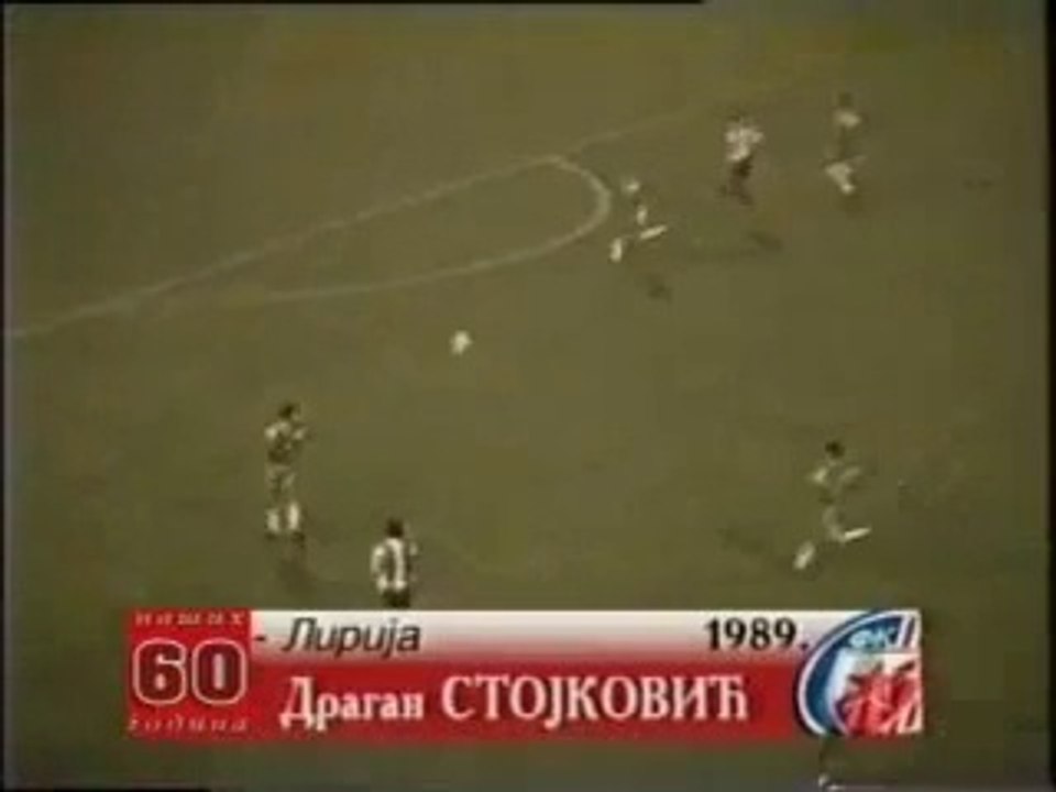 Supergoal - Dragan Stojkovic - better than Zidane ! Red Star Belgrade 1989
