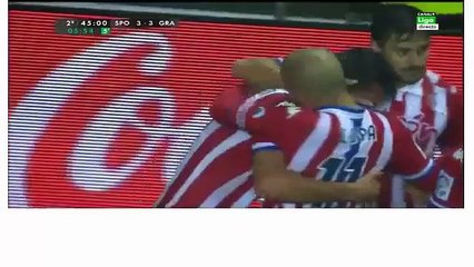 Miguel Ángel Guerrero Goal 3-3 Sporting Gijón vs Granada CF