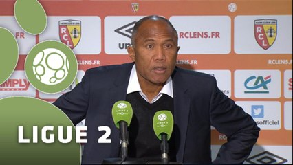 Conférence de presse RC Lens - Stade Lavallois (1-1) : Antoine  KOMBOUARE (RCL) - Denis ZANKO (LAVAL) - 2015/2016