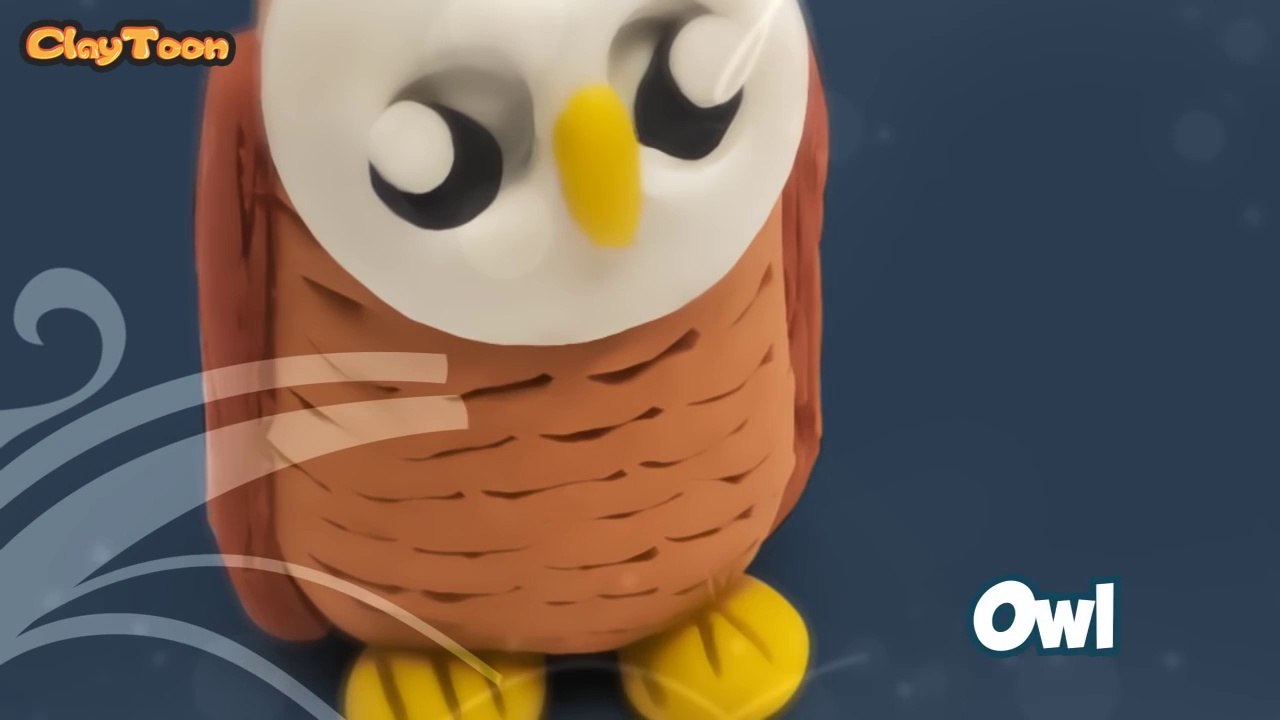 Owl, Polymer clay tutorial  بومة, تشكيل صلصال (HD)