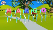 Fruit Finger Family Funny Mango Man Family in HD | Finger Family Nursery Rhymes For Children in 3D