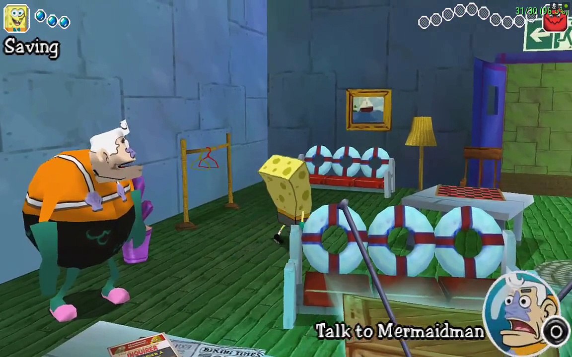 SpongeBob Squarepants: The Yellow Avenger PPSSPP v.1.1 on Nvidia Shield Tablet (Android)