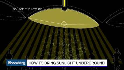 The World's First Underground Park, With Sunlight!