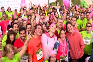 Bimba Bosé se une al abrazo contra el cáncer de mama