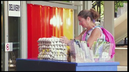 #JustForLaughsGags - Stacking Eggs Fail
