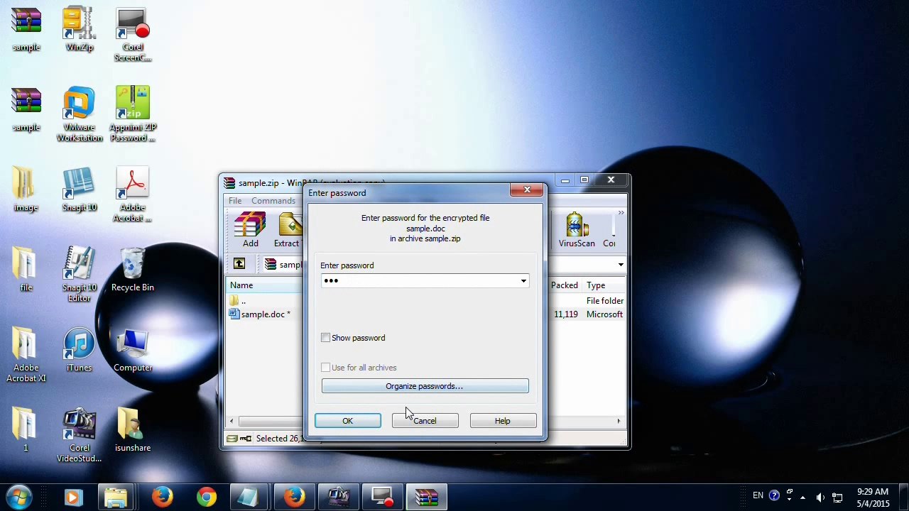 How to Reset ZIP File Forgotten Password