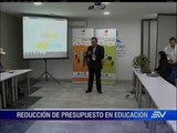 Ministro de Educación anuncia recorte en su presupuesto