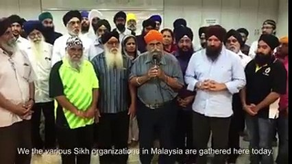 Sikh Sangat of Malaysia Protest Beadbi