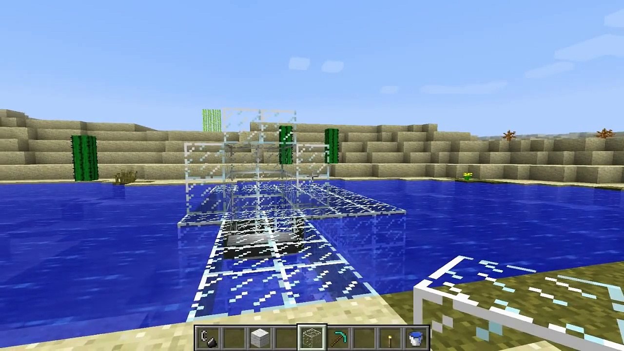 ☆ Como hacer una casa debajo del agua en Minecraft - Dailymotion Video