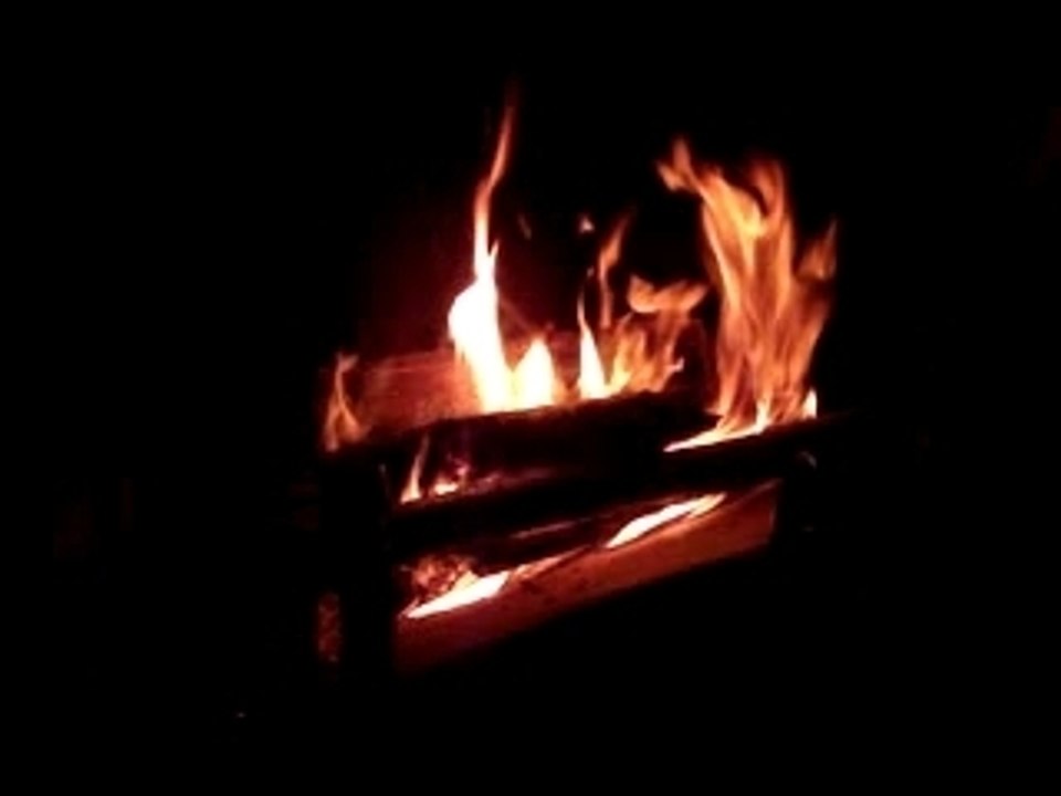 Feu de cheminee