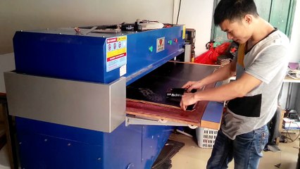 Leather Cutting Machine with large area China Honggang