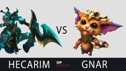 [Highlights] Hecarim vs Gnar - Jin Air SoHwan KR LOL SoloQ