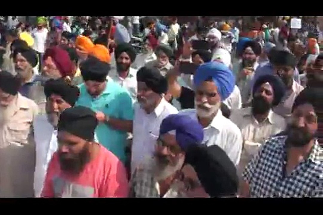 jammu protest against beadvi of guru granth sahib ji (1)