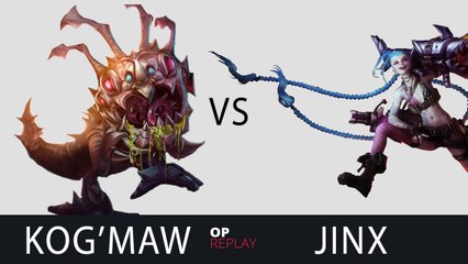 [Highlights] Kog Maw vs Jinx - CRS Piglet NA LOL SoloQ