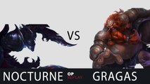 [Highlights] Nocturne vs Gragas - SKT T1 Faker vs IM Frozen, KR LOL SoloQ