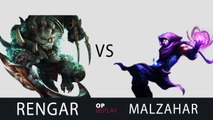 [Highlights] Rengar vs Malzahar - Royal inSec KR LOL SoloQ