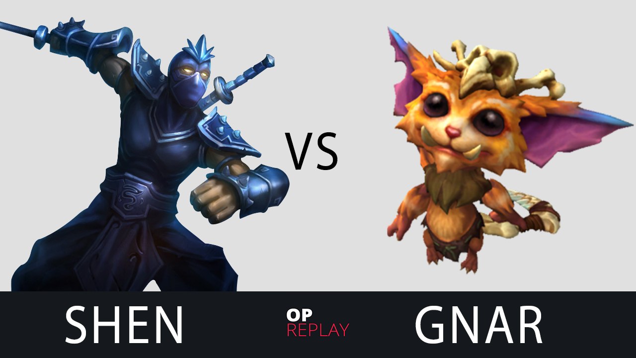 [Highlights] Shen vs Gnar - SKT T1 MaRin KR LOL SoloQ