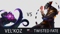 [Highlights] Vel'Koz vs Twisted Fate - SKT T1 Faker KR LOL SoloQ