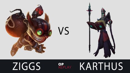 [Highlights] Ziggs vs Karthus - Bischu NA LOL SoloQ