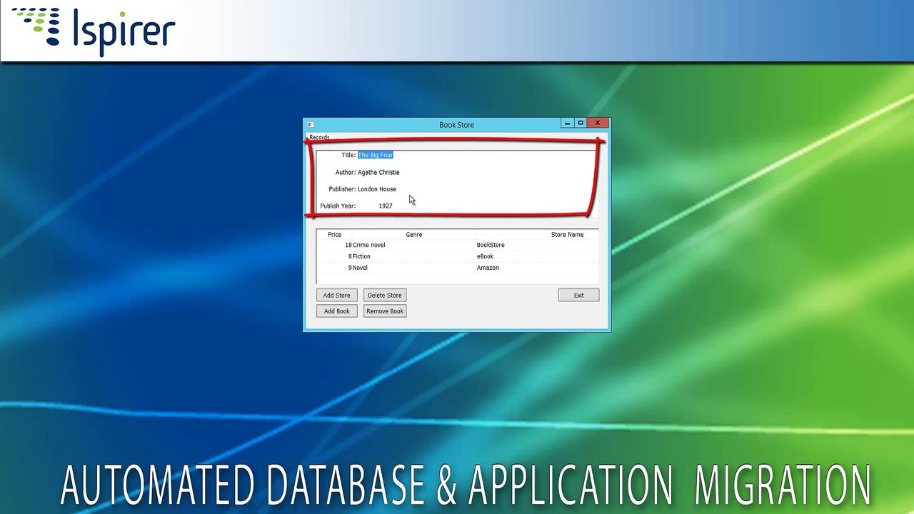 Démo de conversion d'application PowerBuilder vers Java JSP