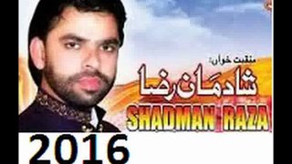 Shadman Raza 2015-2016 |Akbar a.s Nay Kaha| Noha