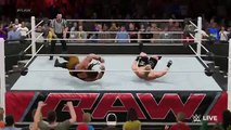 WWE RAW 9-28-15 - Brock Lesnar vs Braun Strowman - WWE RAW 2K15 Match