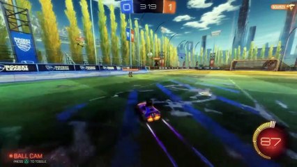 Rocket League But aérien acrobatique