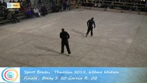 Mène 9, Finale S. Belay contre R. Garcia, Sport Boules, Thuellin 2015