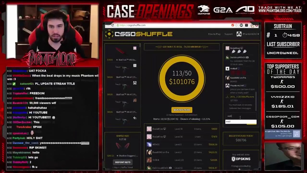 Il perd 13 000 dollars sur Counter Strike en direct