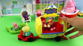 Peppa Pig Play Doh Ice Cream Oreo Summer Toy English Episode Break in the Holiday House Playset