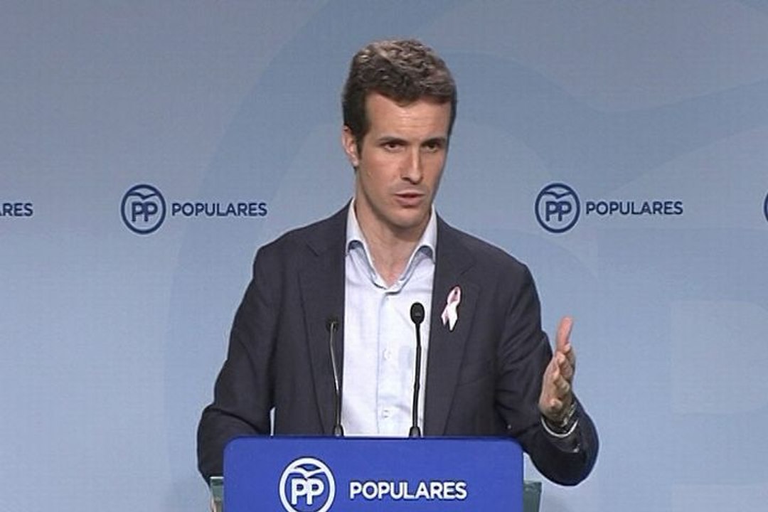 Casado: "No hay debate sobre el liderazgo de Rajoy"