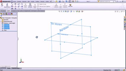 3d cad solidworks tanıtım Çizime giriş