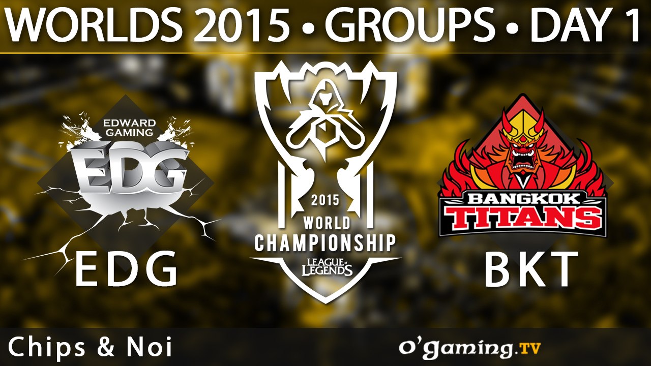 Edward Gaming vs Bangkok Titans - World Championship 2015 - Phase de groupes - 01/10/15 Game 4