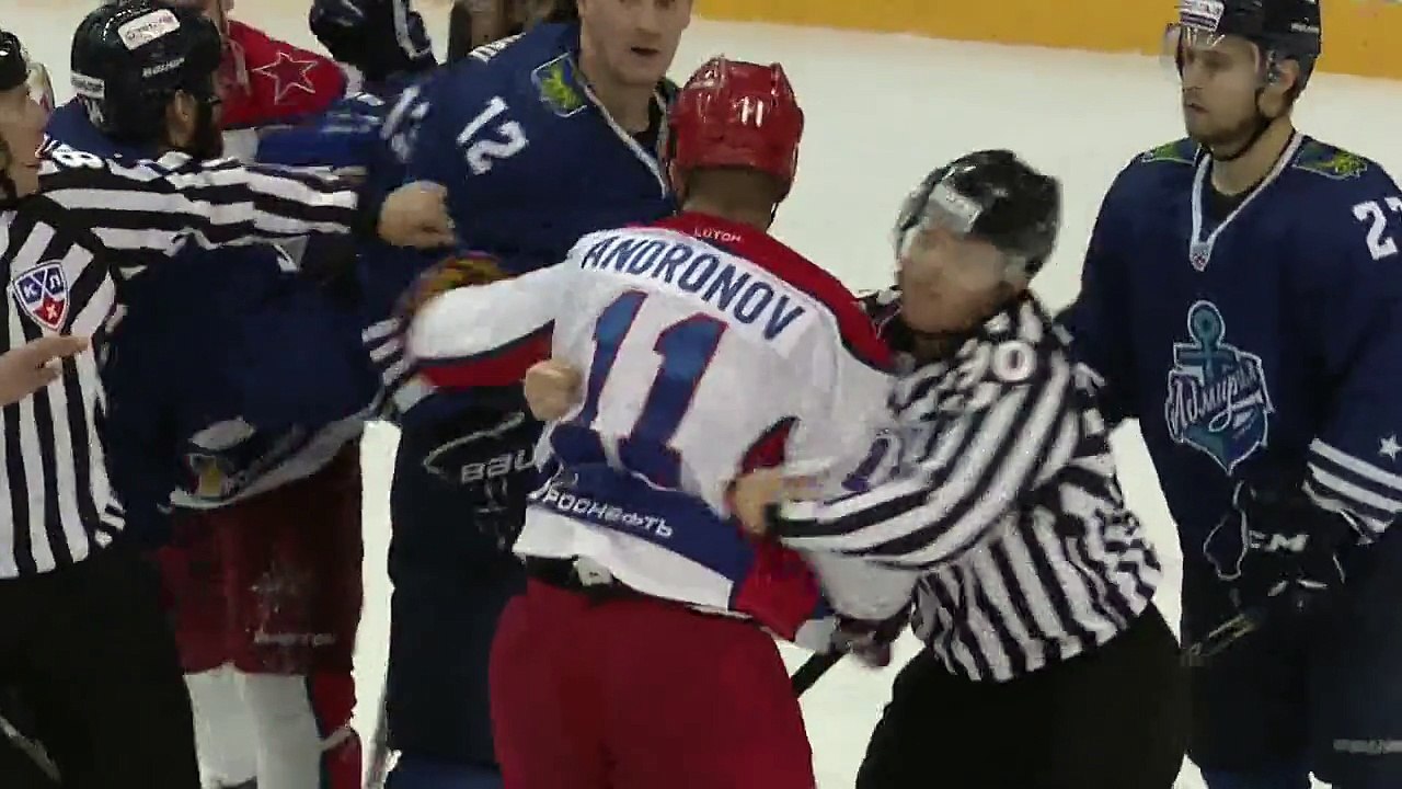 Vladivostok vs CSKA Moscow Highlights 19.10.2015 RUSSIA: KHL