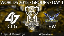 Counter Logic Gaming vs Flash Wolves - World Championship 2015 - Phase de groupes - 01/10/15 Game 5