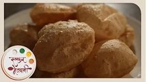 How to make Puri - Indian Recipe by Archana - Poori / Vegetarian Soft Fried Bread in Marathi